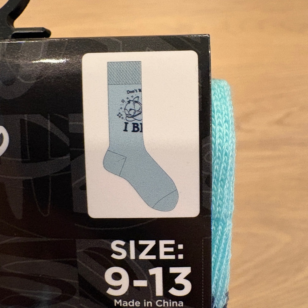 Disney Lilo & Stitch Crew Socks Set - Aqua & Navy - Picture 4 of 5